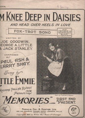 I'm knee deep in daisies - Old Sheet Music by Milton Weil