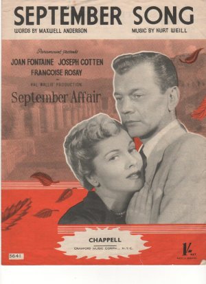 September song - Old Sheet Music by Chappell