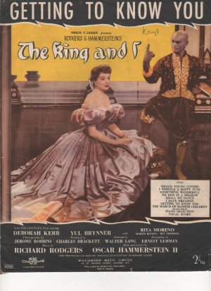 Getting to know you - Old Sheet Music by Williamson