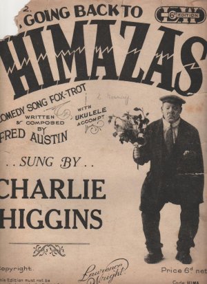 I'm going back to Himazas - Old Sheet Music by Lawrence Wright