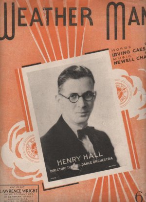 Weather man - Old Sheet Music by Lawrence Wright