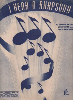 I hear a rhapsody - Old Sheet Music by Campbell Connelly
