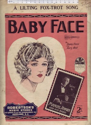 Baby face - Old Sheet Music by J Albert & Son