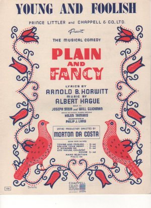 Young and foolish - Old Sheet Music by Chappell