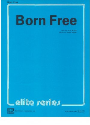 Born Free - Old Sheet Music by Elite