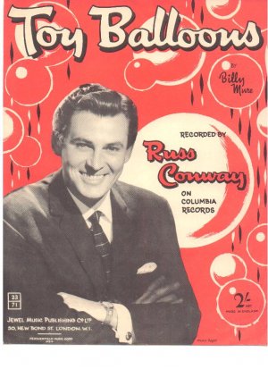 Toy balloons - Old Sheet Music by Jewel