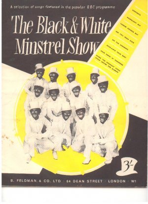 The Black & White Minstrell Show - Old Sheet Music by Feldman