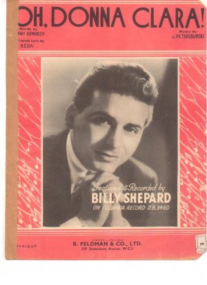 Oh Donna Clara - Old Sheet Music by Feldman