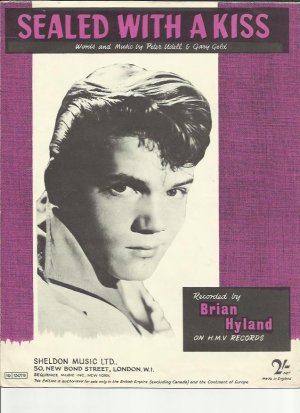 Sealed with a kiss - Old Sheet Music by Sheldon