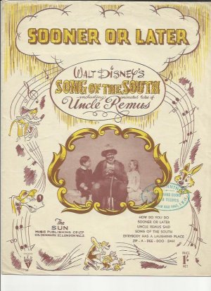 Sooner or later - Old Sheet Music by Sun