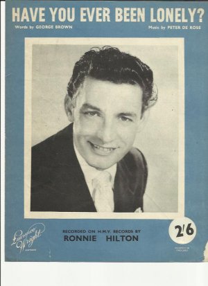 Have you ever been lonely - Old Sheet Music by Lawrence Wright