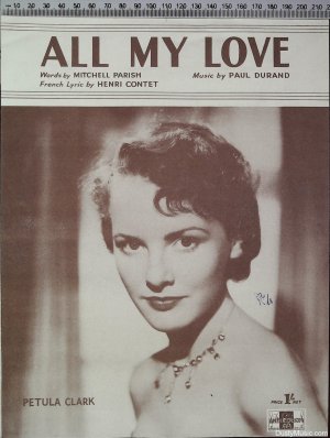 All my love - Old Sheet Music by Peter Maurice