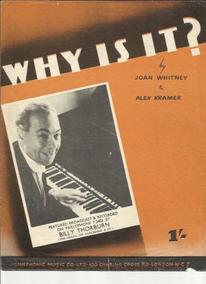 Why is it - Old Sheet Music by Cinephonic