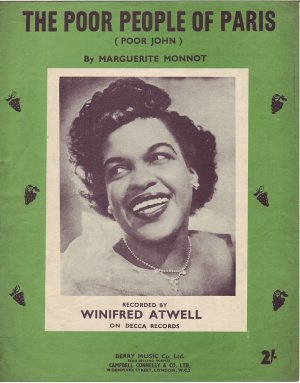 The poor people of Paris - Old Sheet Music by Berry Music