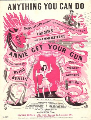 Anything you can do - Old Sheet Music by Irving Berlin