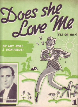 Does she love me - Old Sheet Music by Cinephonic