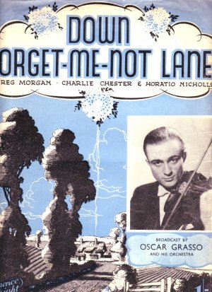Down forget me not lane - Old Sheet Music by Lawrence Wright