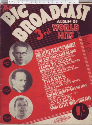 The Big Broadcast album of 3rd world hits - Old Sheet Music by Victoris Music Publishing Company Ltd