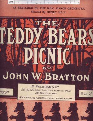 The Teddy Bears Picnic - Old Sheet Music by Feldman