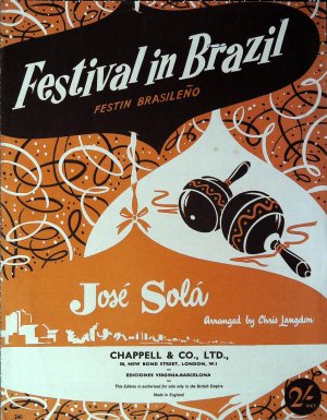Festival in Brazil - Old Sheet Music by Chappel & Co., Ltd.