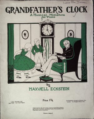 Grandfather's Clock - Old Sheet Music by Carl Fischer Inc.